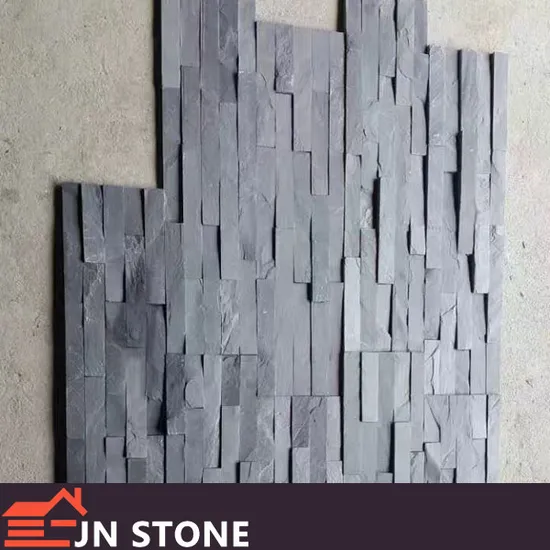 Dark Ash Grey Slate Wall Cladding Cultured Stone Pricing for Exterior